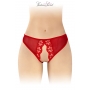 Culotte rouge ouverte Ambre - Fashion Secret