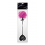 Tapette coeur avec pompon fuchsia - Sweet Caress