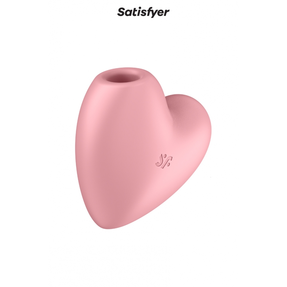 Double stimulateur Cutie Heart rose - Satisfyer