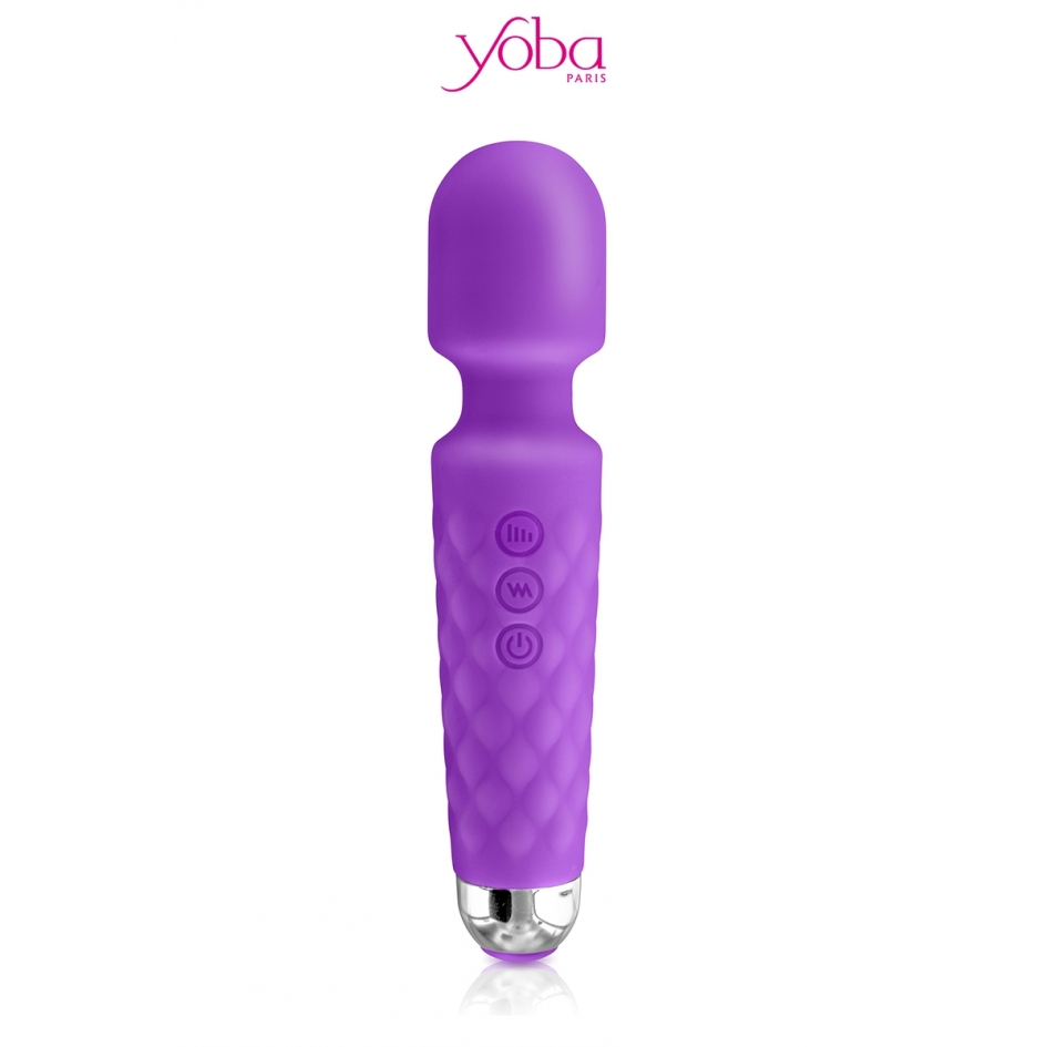 Vibro Love Wand rechargeable violet - Yoba