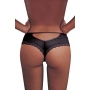 Tanga noir dentelle - Paris Hollywood