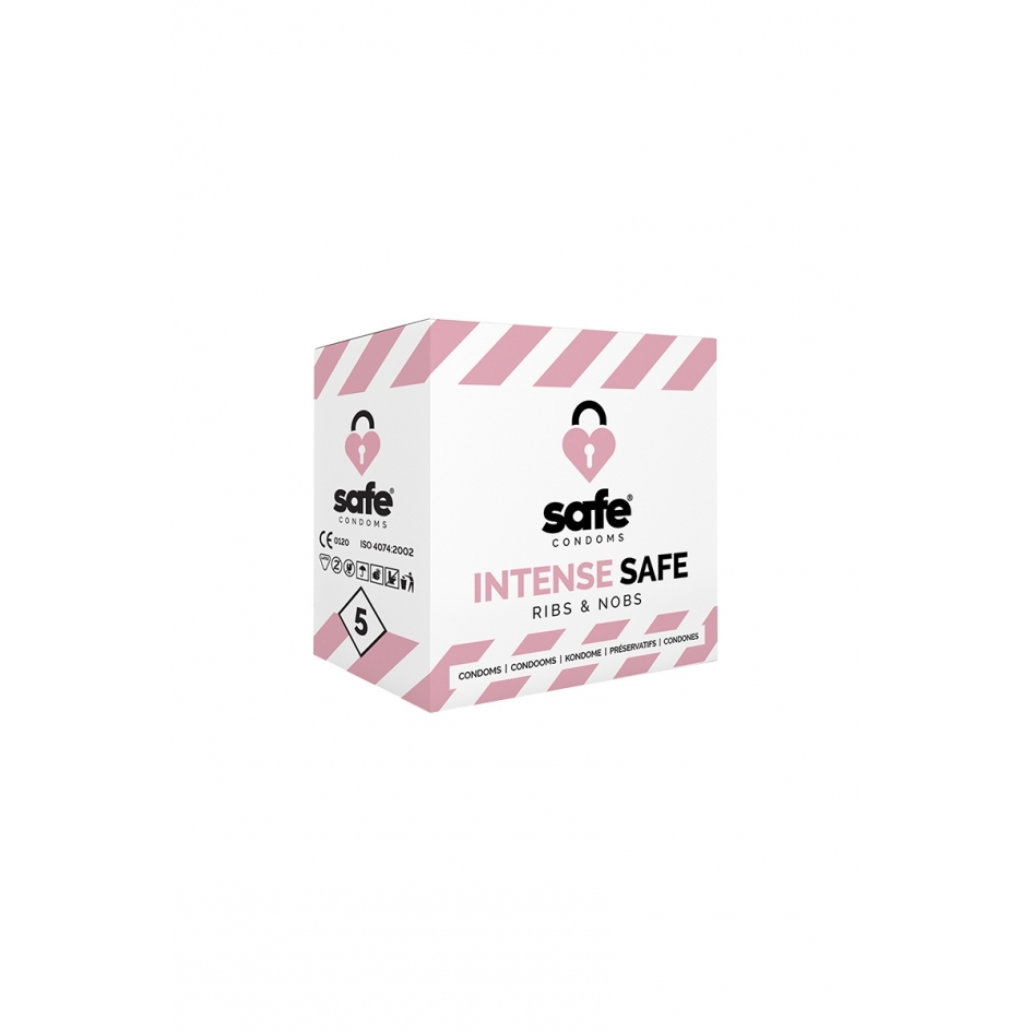 5 préservatifs Safe Intense