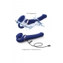 Strap-on-me Multi Orgasm bleu nuit L