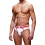 Slip ouvert blanc et rouge - Prowler