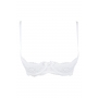 Soutien-gorge ouvert blanc V-9821 - Axami