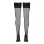 Bas autofixants couture noir 1 - Cotelli Legwear