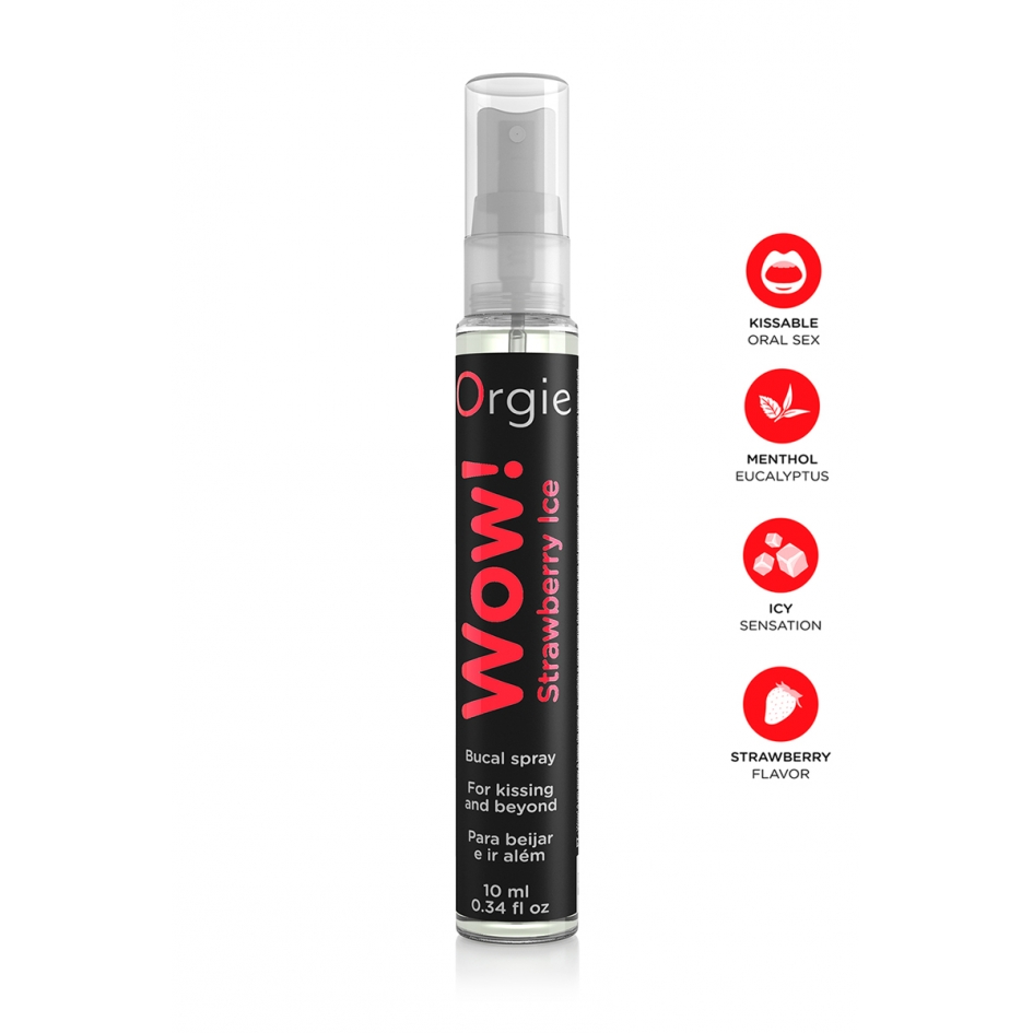 Spray buccal excitant Wow menthol fraise glaçé