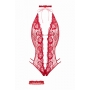 Ensemble body ouvert Renee rouge - Christine